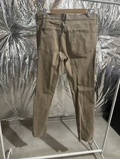 Men  s Skinny Light Brown Pants Size 32x32  Casual Slim Fit Zipper Closure