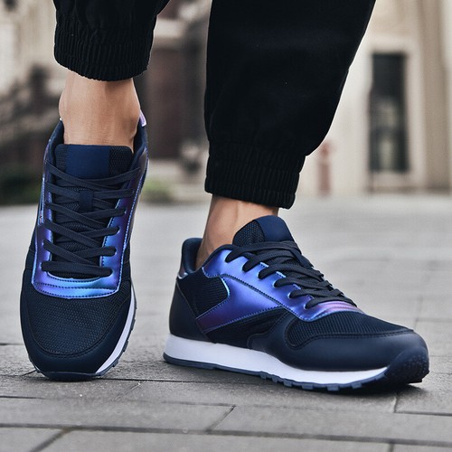 Men's Retro Running Trainers Shoes Comfortable Breathable Casual Walking Shoes - Picture 5 of 14
