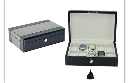Quality Watch Jewelry Display Storage Holder Case Glass Box Organizer Gift 4te - Picture 3 of 5