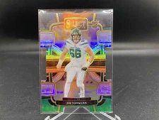 Joe Tippmann 2023 Select Black & Green Die Cut #78 Wisconsin Jets RC Rookie