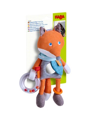 HABA Stoffpuppe Entdeckerfigur Fuchs Foxi Stofftier Kuscheltier Spielzeug Kinder