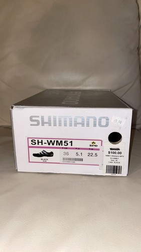 Shimano Women's Specific SH-WM51 MTB Cycling Shoes Cleats US 5.1 EU 36 - Picture 5 of 5