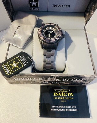 INVICTA 31858 38mm Grand Diver Army Auto Stainless Steel Bracelet Watch-Gunmetal $_57.JPG?set_id=8800005007 main image 2