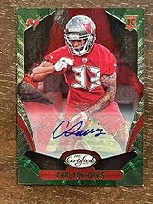2018 Panini Certified Carlton Davis Green Autograph RC Rookie #d /5 *Noles2148*