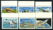 Saint Thomas et îles du Prince 1979 Mi. 592-597 Oblitéré 100% Aéronefs Air Flug