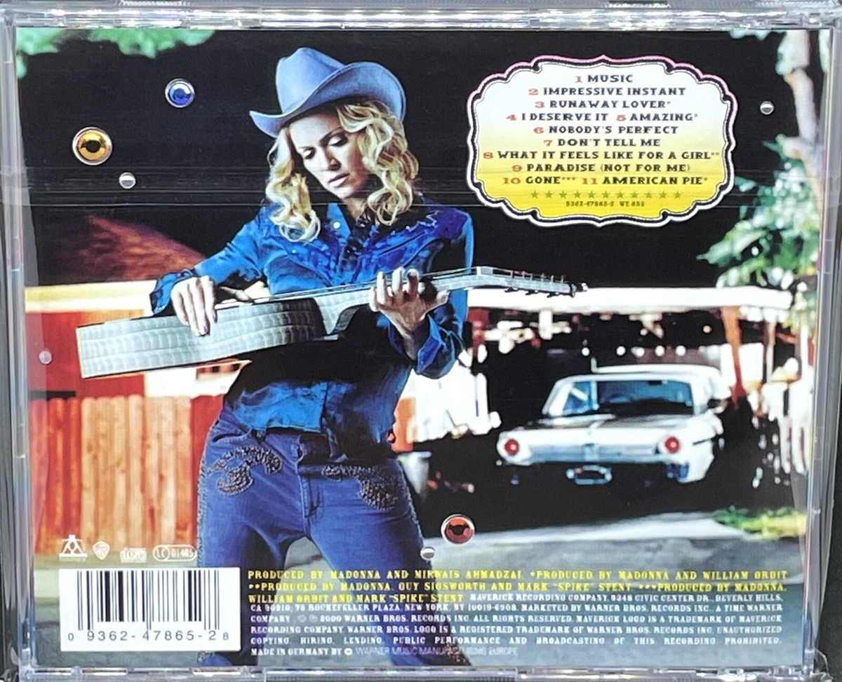 MADONNA - MUSIC, CD ALBUM, (2000) *LIKE NEW* | eBay