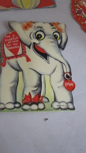 Lotto 12 cartoline San Valentino antiche vintage usate alcune in piedi anni 20 40 - Foto 20 di 21