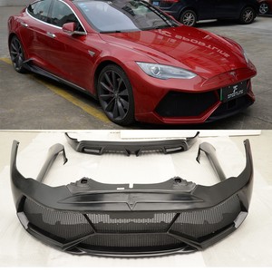 Details About Fits Tesla Model S Bodykit Front Bumper Side Skirt Rear Diffuser Lip 2012 2015