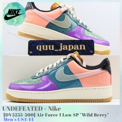 UNDEFEATED × Nike Air Force 1 Low SP Wild Berry DV5255-500 Men's US4-14 NEW