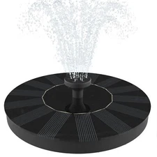 Solar Fountain Solatec Powered Bird Bath Pump 1.3W Panelgear gun Durable Portabl