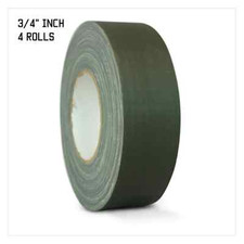 4 PACK GAFFERS STAGE TAPE - OLIVE DRAB - 3/4 INCH X 60 YARDS