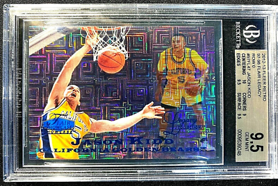 Jason Kidd 2012 BGS 9.5 Fleer Retro 97-98 Flair Showcase Legacy 