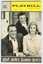 Vintage 1964 WHAT MAKES SAMMY RUN? Broadway PLAYBILL! Original Cast & Run!