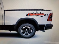 Compatible With Ram Rebel Side Bed Vinyl Decals Mountain Graphics All Trucks Compatible With Ram Rebel Side Bed Vinyl Decals Mountain Graphics All Trucks
