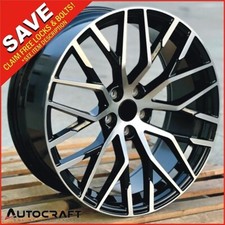 19" R8 BP Style ALLOY WHEELS X4 - TYRES Fits : AUDI A3 A4 A6 TT PCD: 5X112