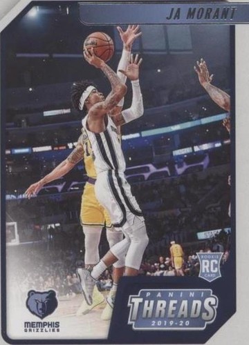 2019 Chronicles Ja Morant RC /99 Color Match Blue Crusade PSA 9