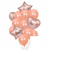 Star Heart Foil Balloon Birthday Party 14 pcs Party Decorations