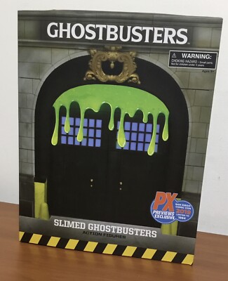 Slimed Ghostbusters 2019 SDCC Action Figure Set PX Previews Box Damage