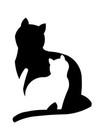 Cats Forest Nature Exotic Animal Stencil Template Reusable for Wall Art, Diy Cra