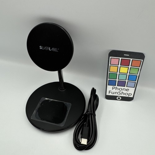 Silver label 15w Magnetic Charging Stand And Pad For iPhone 11/12/13/14/15/16 X3 - Zdjęcie 7 z 10