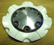 MAXXIM WHITE AND SILVER Custom Center Cap caps (1) - P/N - C-168