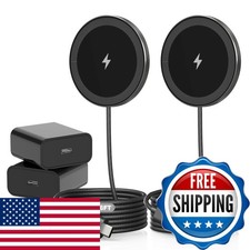 6FT Magnetic Wireless Charger 15W Mag-Safe for iPhone 17 16 15 14 13 12 AirPods