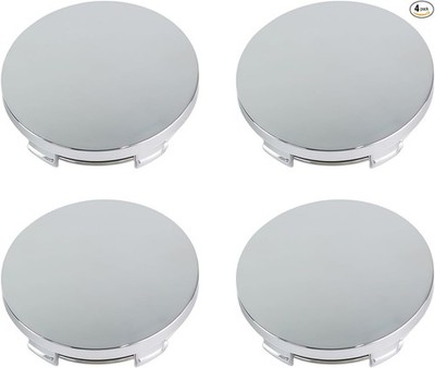 Car Wheel Center Caps, 60 MM/2.36 Inch Outer Diameter 56 MM Inne Color: Silver