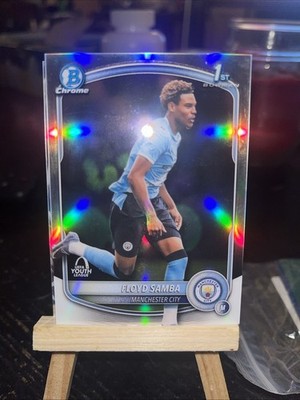 2025-26 Topps Chrome UEFA Club Competitions 1st Bowman Floyd Samba Refractor