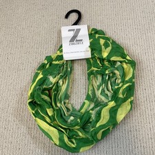 Zoozatz Oregon Ducks Sheer Infinity Scarf Green Yellow O