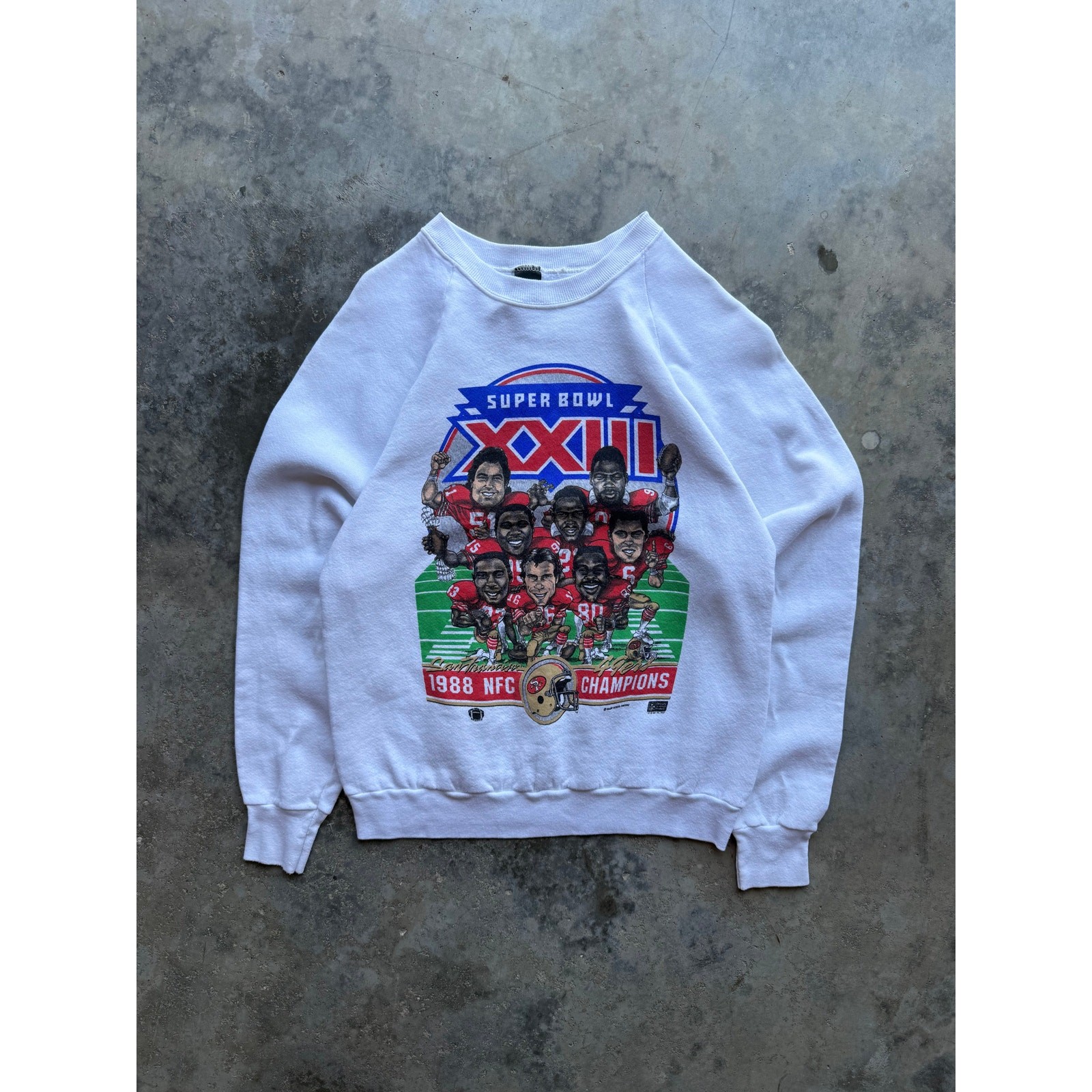 1988 San Francisco 49ers NFC Champions Vintage Sweatshirt (M)