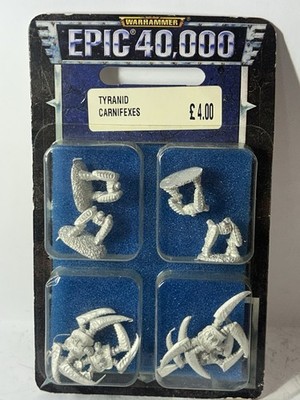 Citadel EPIC 40,000 TYRANIDCARNIFEXES game workshop Warhammer metal figure