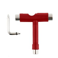 All In One Skate TOOL Skateboards Longboard T Type Red