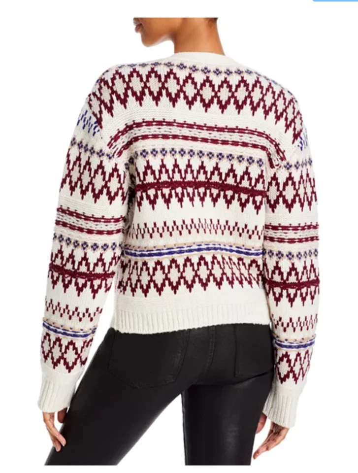 Cárdigan de lana RAG & Bone Willow Fair Isle talla L Foto 2 de 4
