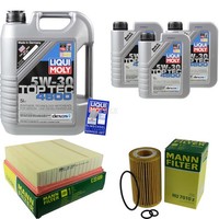 Mann Inspektionspaket 8L Liqui Moly Top Tec 5W-30 FüR Mercedes B-Klasse W246