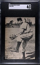 JOHNNY SAIN Rookie 1947 Bond Bread Exhibit Fresh SGC 6 Impossibly Rare