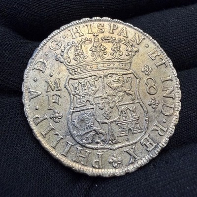 Mexico - 8 Reales - 1740 Mo MF - Philip V Pillar Type 