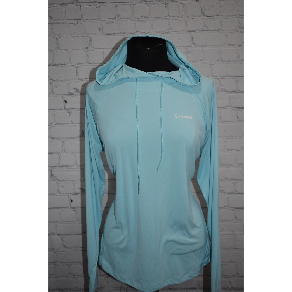 Simms Performance Pesca Sudadera con Capucha Camisa para Sol Mujer Talla Grande SolarFlex UPF 50 Foto 2 de 4