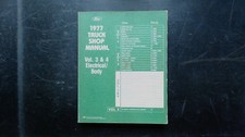 Ford 1977 Truck Shop Manual Vol 3 4 Electrical Body Repair Fps 365-137-77c