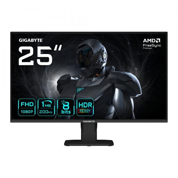 4078998 Gigabyte GIGABYTE GS25F2 Monitor Gaming 25 FHD - 1920 x 1080, 200Hz, 1ms