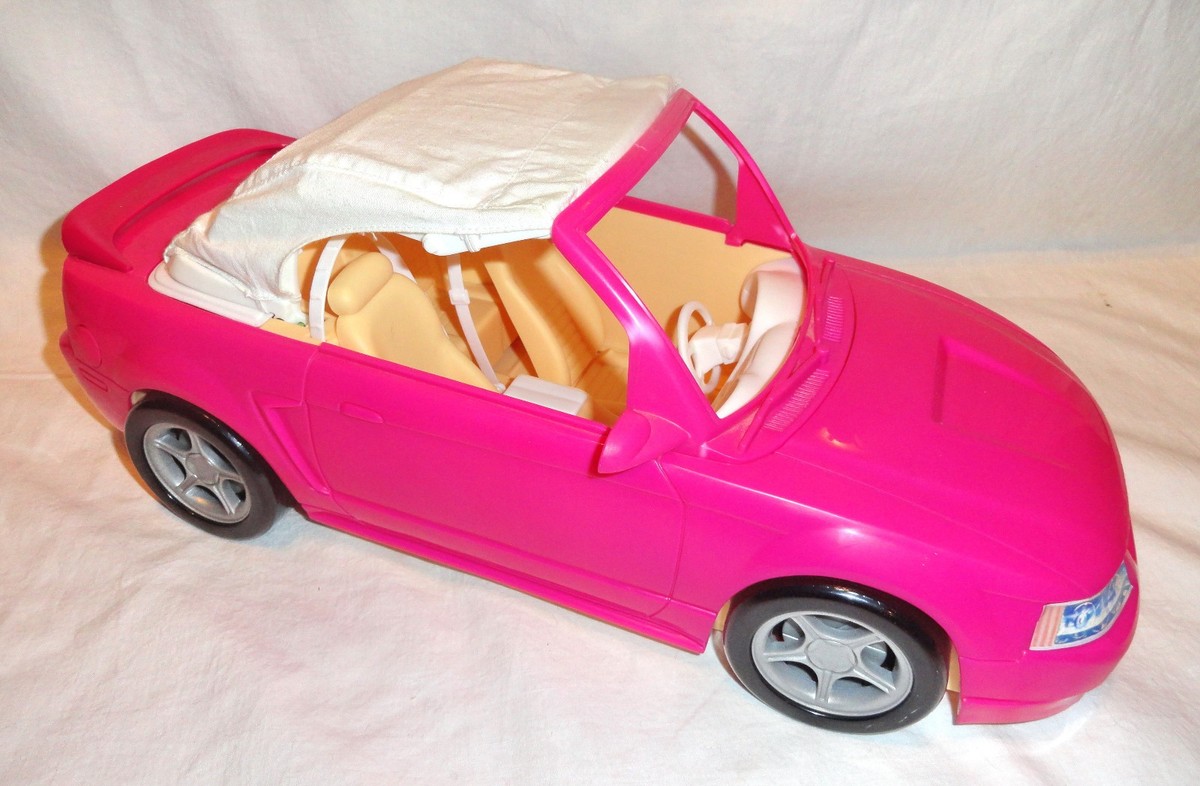 Vintage Barbie 1999 Pink Ford Mustang GT Covertible With