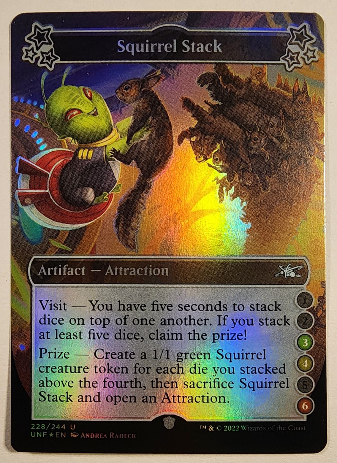 MTG - Squirrel Stack (3-4-6) - Foil - UNF 228 - Unfinity - U