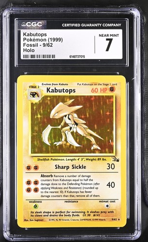 Kabutops (Unlimited) graded CGC 7 for sale on eBay