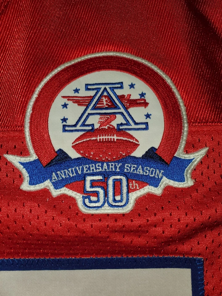 Camiseta deportiva Reebok Rob Gronkowski 2009 roja New England Patriots auténtica del equipo de la NFL 48 Foto 4 de 4