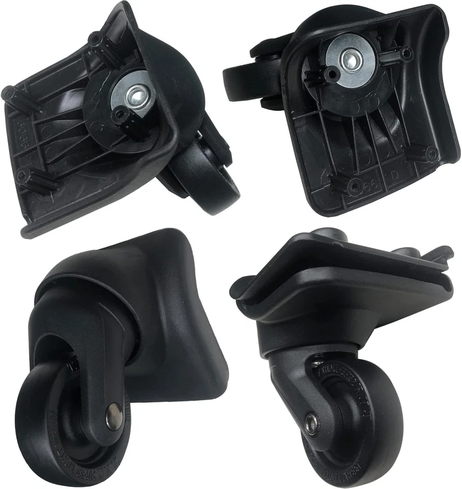 Durable Spinner Wheels Replacement Kit for Suitcases - Load Capacity 100 lbs - Image 3 of 4