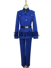 Hetalia: Axis Powers APH North Italy Veneziano Cosplay Costume Military Uniform
