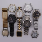 Vintage Battery Men's Watches Lot of 10 Pre-Owned Not Tested (45-36)