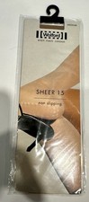 Wolford Sheer 15 Knee-Highs Color: Sand Size: Medium 31239