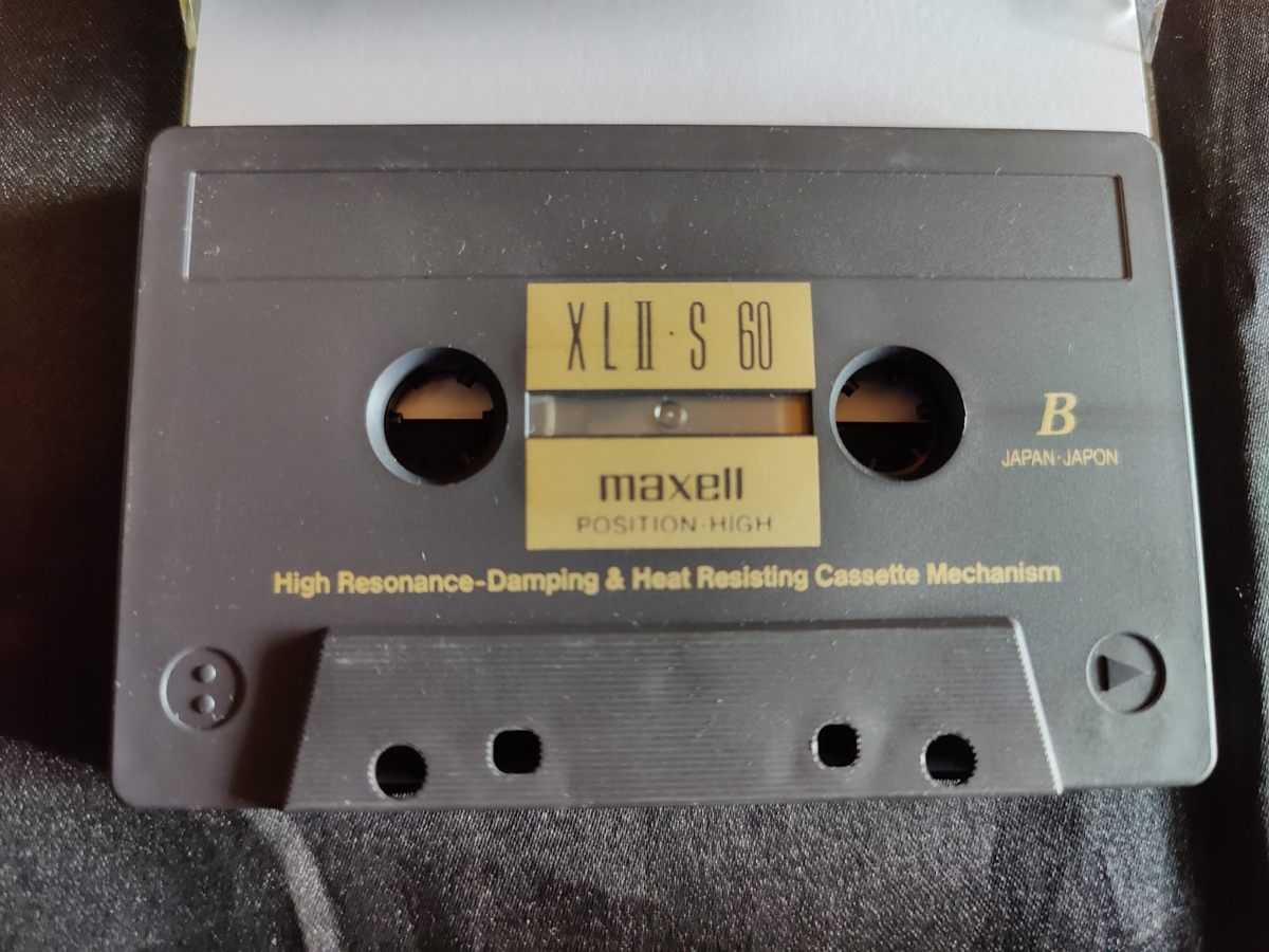 MAXELL XL II 60 HIGH BIAS CASSETTE 