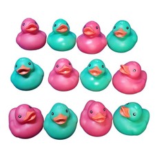 12 Red Green 2 inch Floating Rubber Ducks New