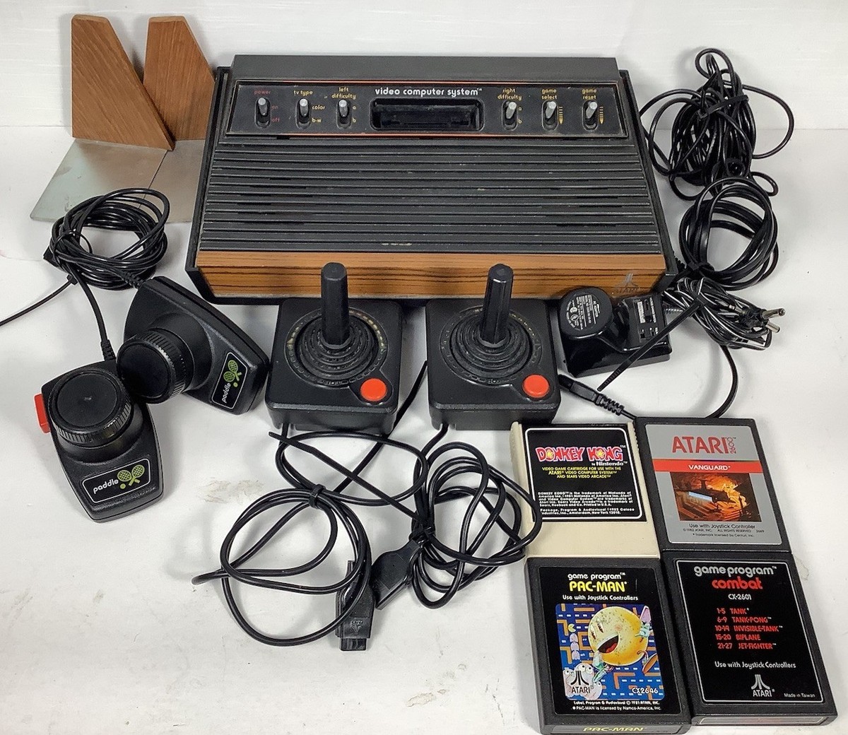 ATARI2600 アタリ 6点セット　ソフトセット6点 Vintage Atari 2600 6-Switch Console Bundle For Parts / Repair 4